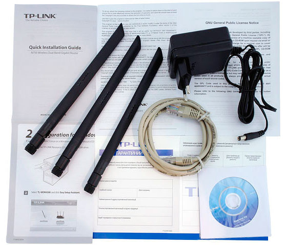 Комплектация TP-Link TL-WDR4300