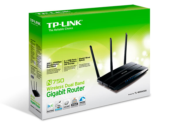 Упаковка TP-Link TL-WDR4300