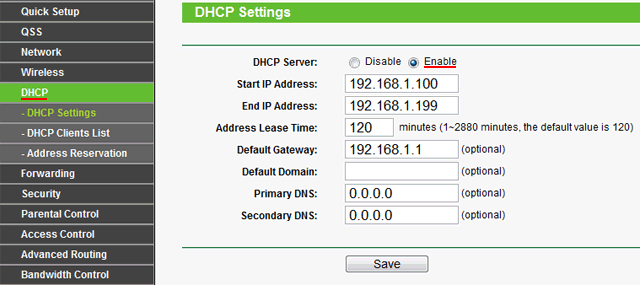 DHCP 