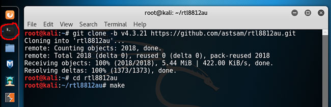 Установка драйвера Alfa AWUS036ACH в Kali Linux