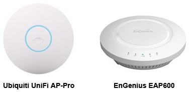 Двухдиапазонные Wi-Fi точки доступа Ubiquiti UniFi AP-Pro и EnGenius EAP600