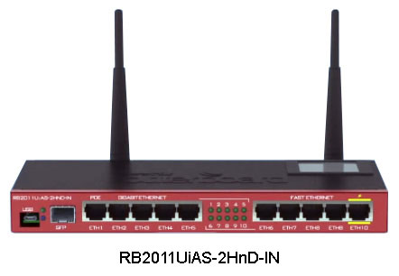 Wi-Fi роутер MikroTik RB2011UiAS-2HnD-IN