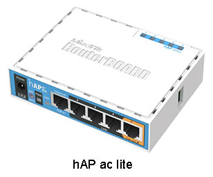 Wi-Fi  MikroTik hAP ac lite