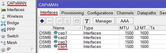       MikroTik CAPsMAN