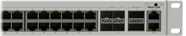 Порты MikroTik CRS354-48G-4S+2Q+