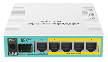  PoE  MikroTik hEX PoE ( RB960PGS)