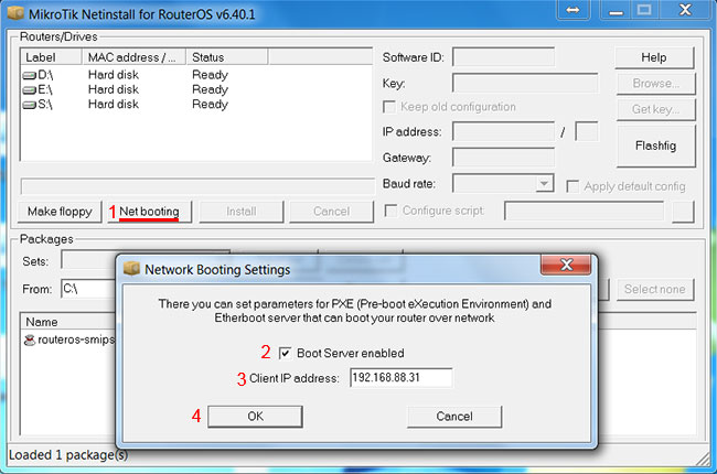   Netinstall     MikroTik