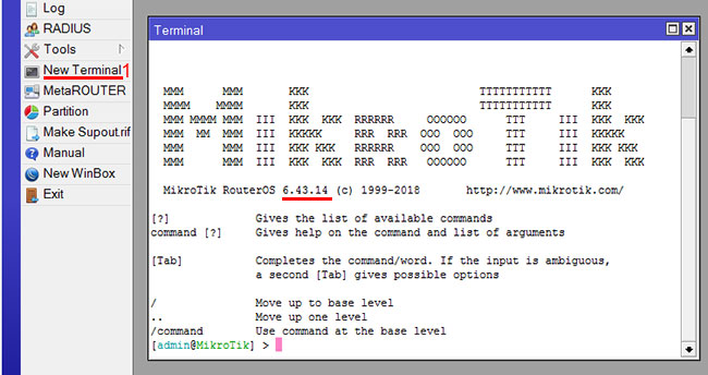   MikroTik RouterOS   NewTerminal