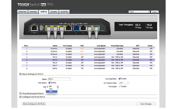 Web-   Ubiquiti TOUGHSwitch PoE PRO (TS-8-PRO)