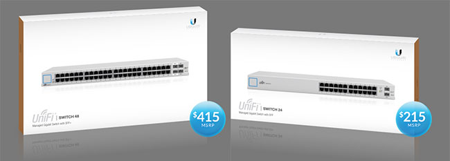   UniFi Switch 24  UniFi Switch 48