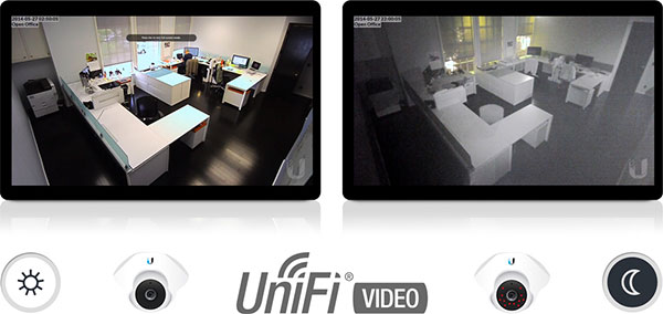Дневной и ночной режим работы Ubiquiti UniFi Video Camera Dome