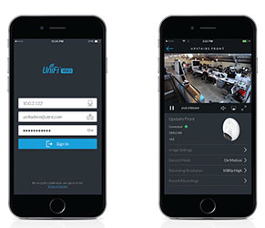 Мобильное приложение UniFi Video