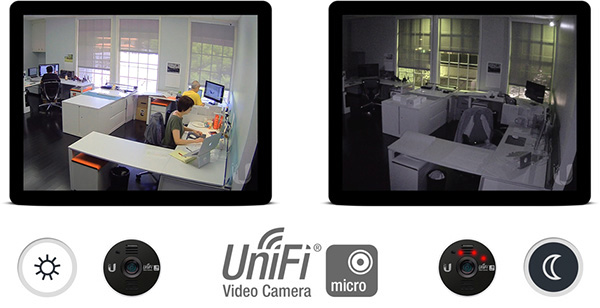 IP-камера с инфракрасной подсветкой и ИК-фильтром UniFi Video Camera Micro