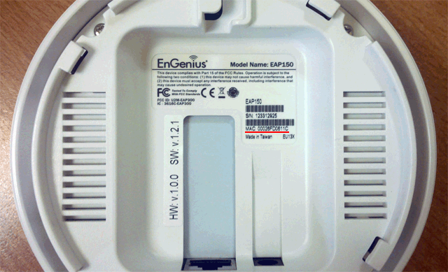 MAC    EnGenius EAP150