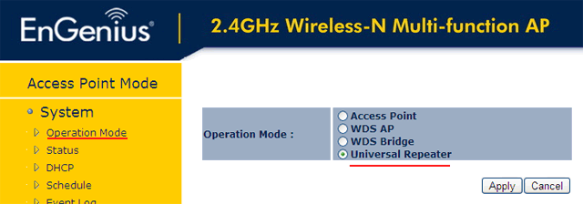   Universal Repeater