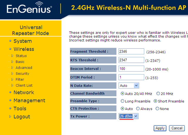 <br>					<span>
<br>						<span>Настройка Wi-Fi точки EnGenius EAP300 в режиме повторителя</span>
<br>					</span>
<br>