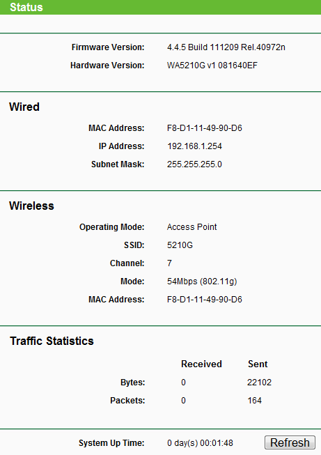    Tp-Link TL-WA5210G