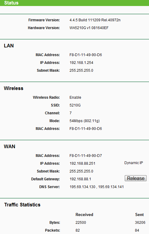  Tp-Link TL-WA5210G