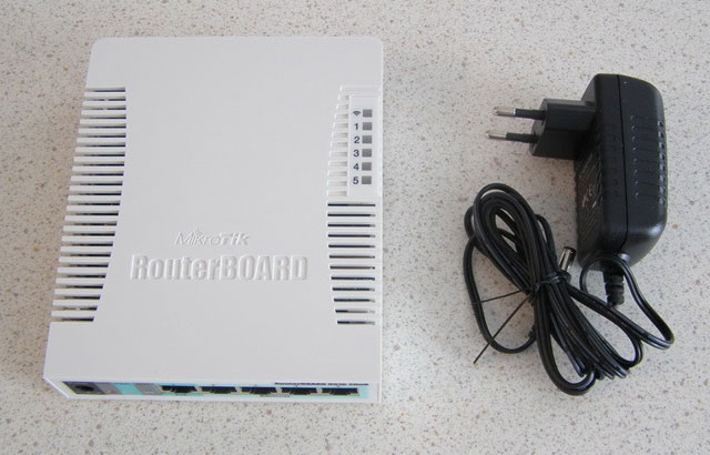 Комплектация Mikrotik RB951G-2HnD