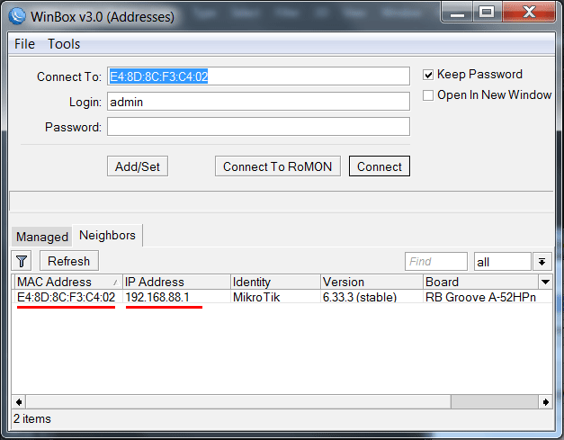   Wi-Fi  MikroTik  Winbox