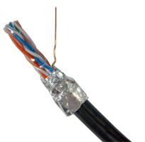 кранированный наружный сетевой кабель Ubiquiti ToughCable FTP/5e с отдельным проводником заземления.