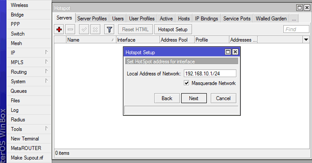  IP- MikroTik HotSpot