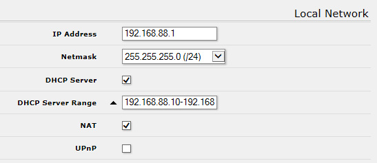 MikroTik QuickSet -   