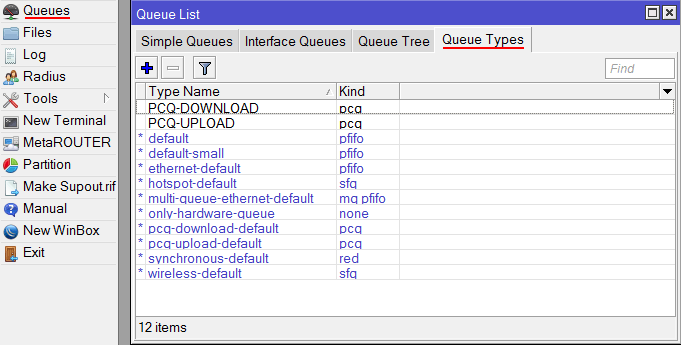  PCQ       MikroTik