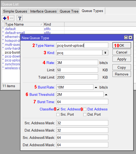  pcq burst     MikroTik