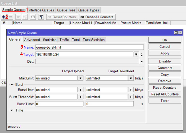  Burst     MikroTik