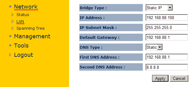 EnGenius:  LAN