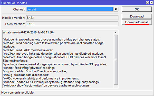   MikroTik RouterOS