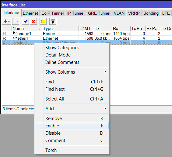  wifi  MikroTik