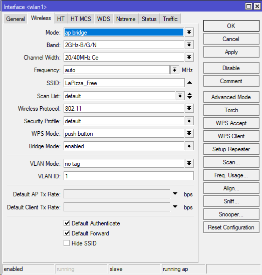 WiFi  .  WiFi  Mikrotik