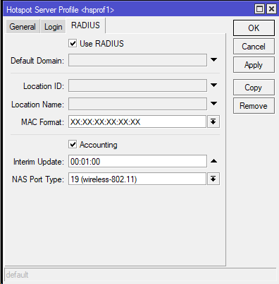 Mikrotik Hotspot  RADIUS