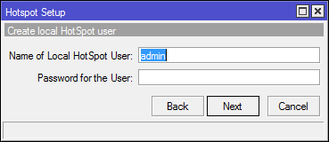 Настройка пользователя для admin доступа