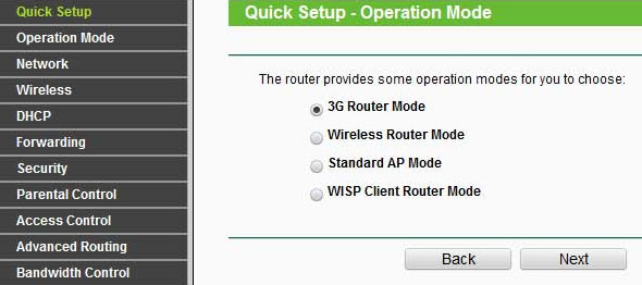 Режимы работы TP-Link TL-MR3040