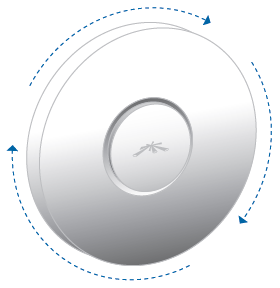 Фиксация UniFi  с крепежной пластиной